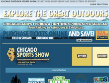 Tablet Screenshot of chicagosportshow.com